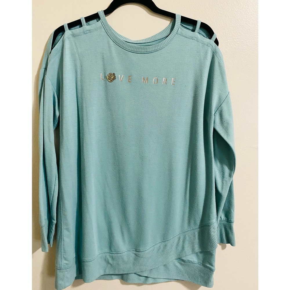 Justice Active sweatshirt with cut out shoulders